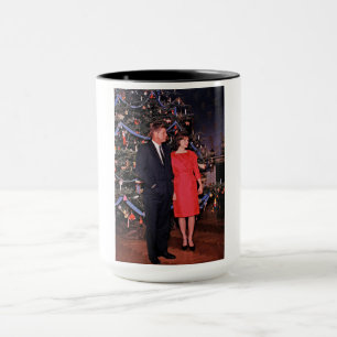 Mug Carte de Noël du président américain John Kennedy