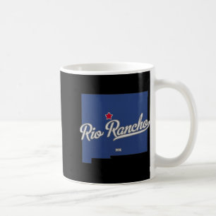 Mug Carte de Rio Rancho Nouveau-Mexique Nm 