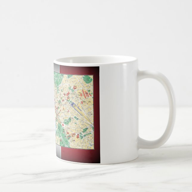 Mug Carte de Rome (Droite)