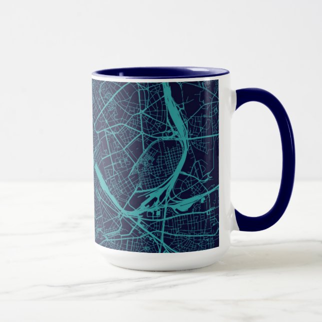 Mug Carte de Rome (Droite)