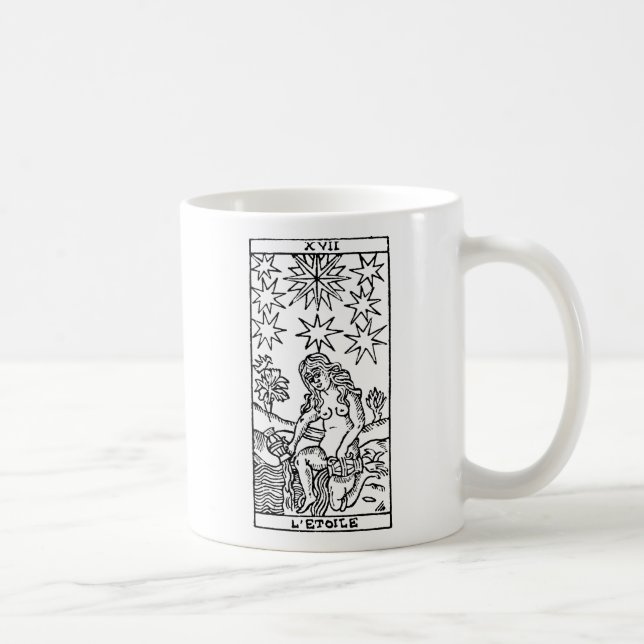 Mug Carte de tarot : Les étoiles (Droite)