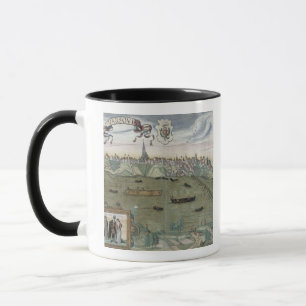 Mug Carte de Varsovie, de "Civitates Orbis Terrarum"