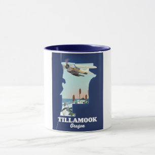 Mug Carte de voyage de Tillamook Oregon