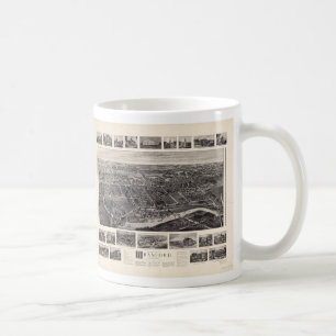 Mug Carte de vue de primevère farineuse de Branford le