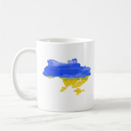 Mug Carte d'eau ukrainienne