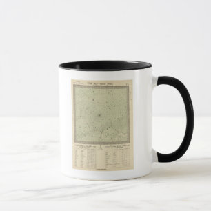 Mug Carte des étoiles de la région polaire sud