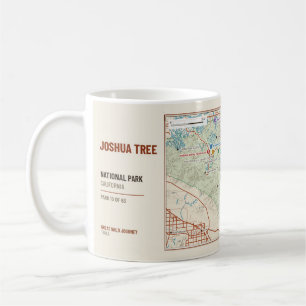 Mug Carte des sentiers de randonnée du parc national d