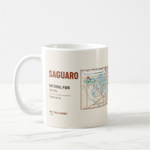 Mug Carte des sentiers de randonnée du parc national d