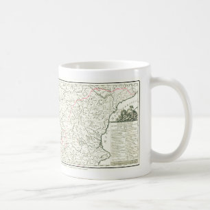 Mug Carte d'ITINÉRAIRE de DONQUIXOTE - TAZA- Cervante