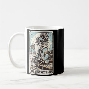 Mug Carte drôle de squelette de mère de hockey