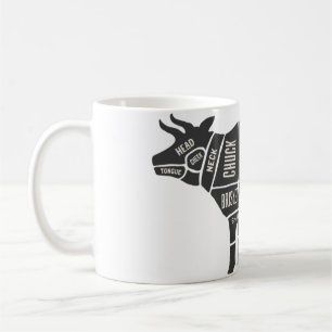 Mug Carte du boucher de vache