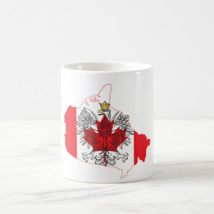 Mug Carte du drapeau de Pologne Canada