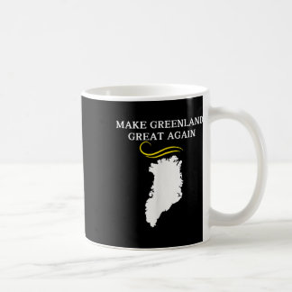 Mug Carte du Groenland avec les cheveux Trump faire Gr