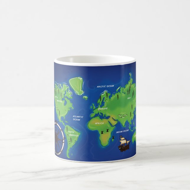 Mug Carte du monde (Centre)