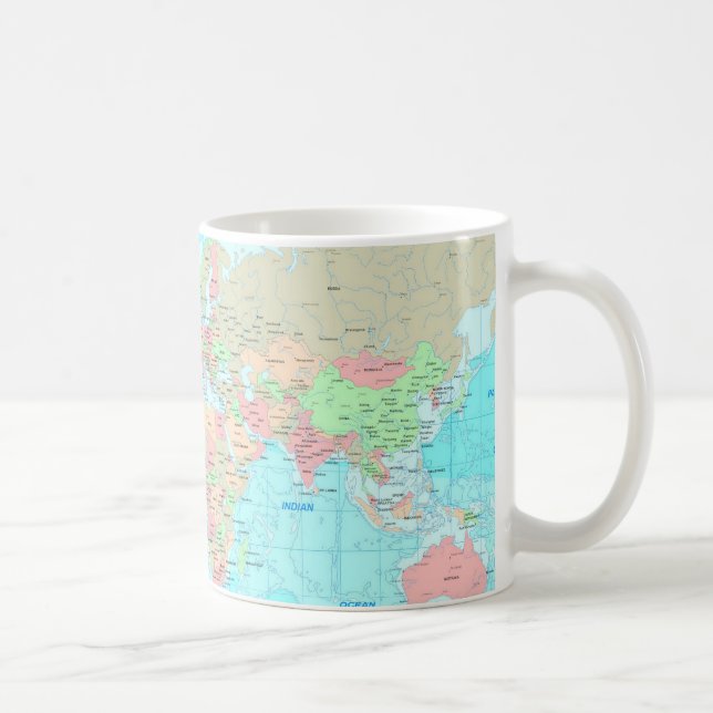 Mug Carte du monde (Droite)