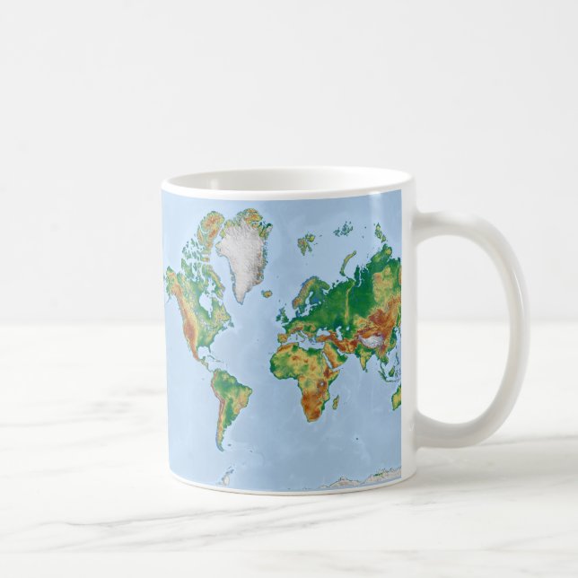 Mug Carte du monde (Droite)