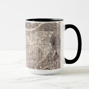 Mug Carte du monde   1507
