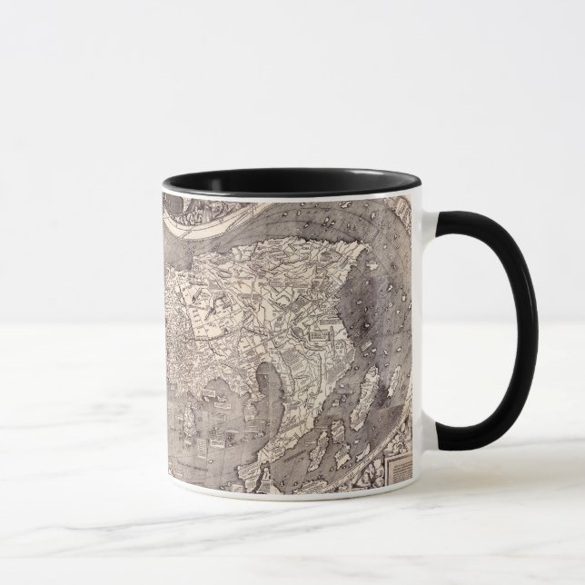 Mug Carte du monde | 1507 (Droite)
