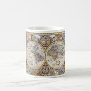 Mug Carte du monde de 1626