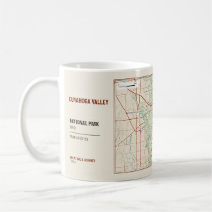 Mug Carte du sentier de randonnée du parc national de