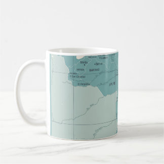 Mug Carte du Venezuela - Vintage High Détaillé vintage