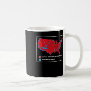 Mug Carte Électorale 2024 Etats-Unis D'Amérique Dumbfo