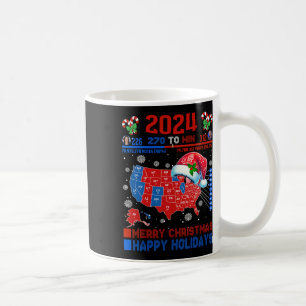 Mug Carte électorale de 2024 Joyeux glissement de terr