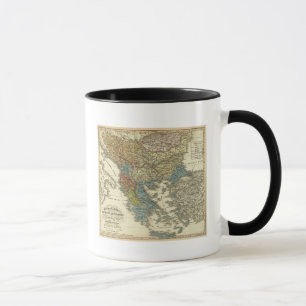 Mug Carte ethnographique de l'Empire ottoman