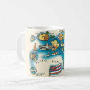 Mug Carte Hawaii