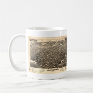 Mug Carte imagée vintage de Leadville Co (1882)