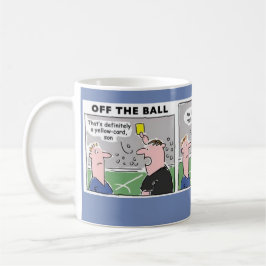 Mug Carte jaune au football