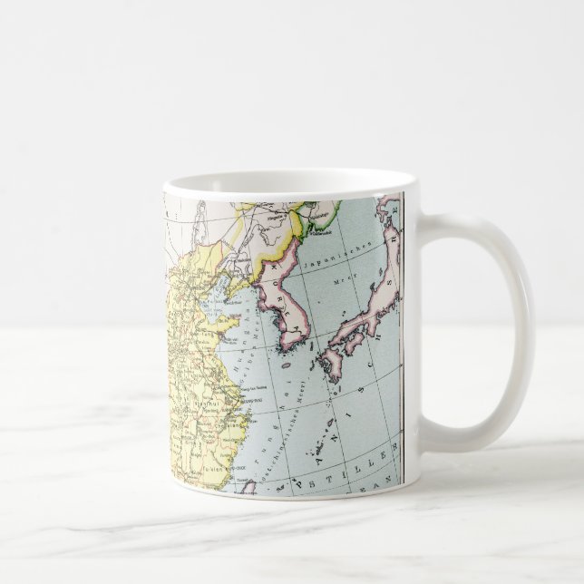 Mug CARTE : La CHINE, 1910 (Droite)