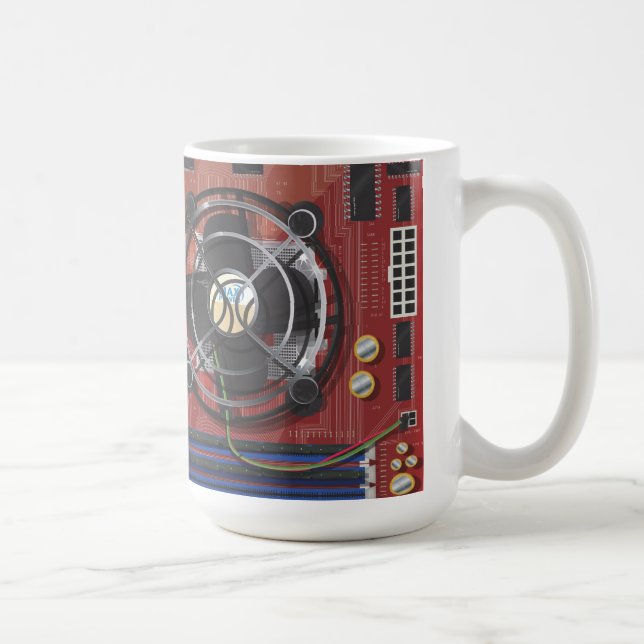 Mug Carte mère d'ordinateur (Droite)