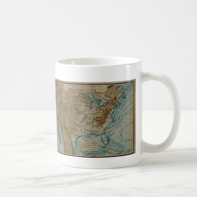 Mug Carte météorologique des USA (Droite)