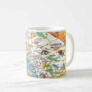 Mug Carte Postale de Californie du Sud