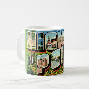 Mug Carte postale de High Point Caroline du Nord