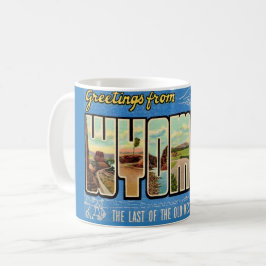 Mug Carte postale de voeux Wyoming