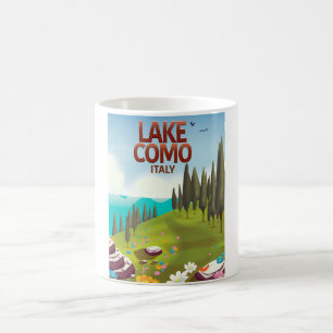 Mug Carte postale de voyage de Como Italie de lac