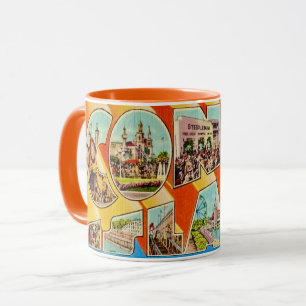 Mug Carte Postale Rétro Coney Island NY