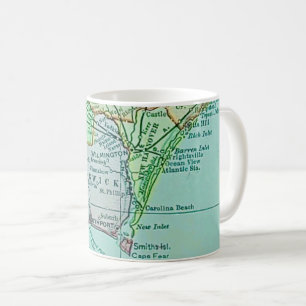 Mug carte postale vintage de la côte de Géorgie