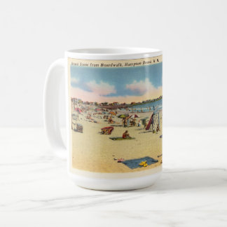 Mug Carte postale vintage Hampton Beach