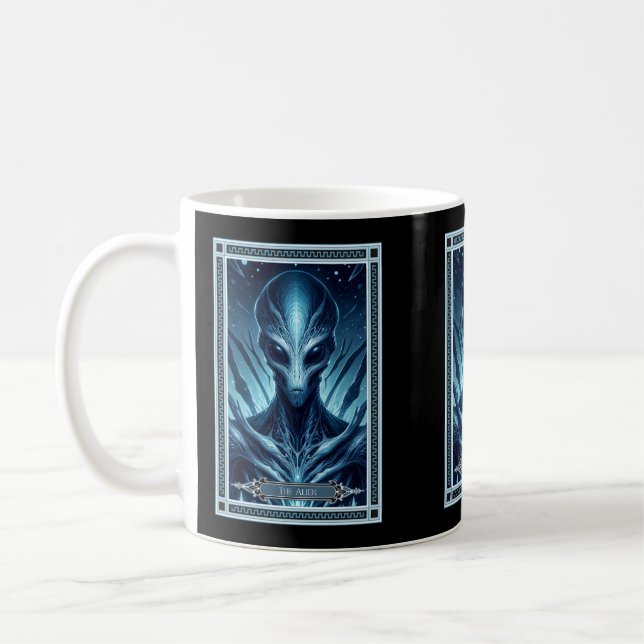 Mug Carte Tarot Alien (Gauche)
