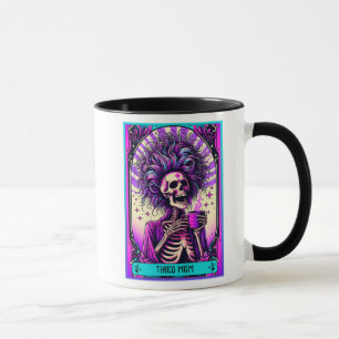 Mug Carte Tarot amusante/Fête des Mères/Maman fatiguée