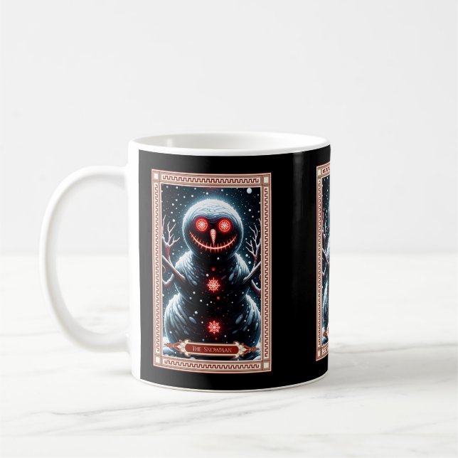 Mug Carte Tarot Snowman (Gauche)