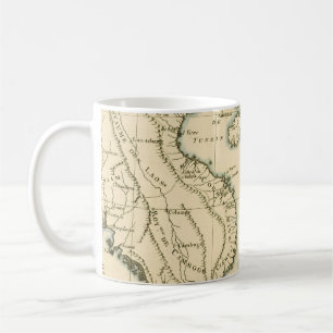 Mug Carte vintage de l'Océan Indien de l'Inde  