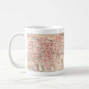 Mug Carte vintage de Wurtzbourg Allemagne (1905)