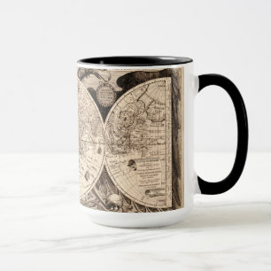 Mug Carte vintage du monde