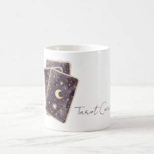 Mug Cartes de tarot Lune Étoiles Violettes