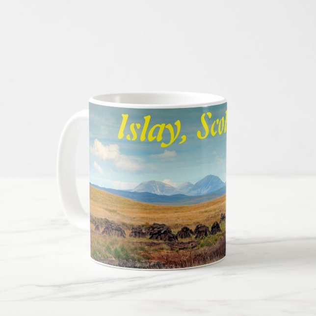 Mug Cartes du Jura d'Islay, Ecosse (Devant gauche)
