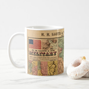 Mug Cartes stratégiques militaires de la guerre civil